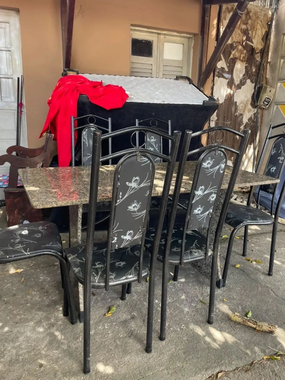 Mesa de jantar retangular 