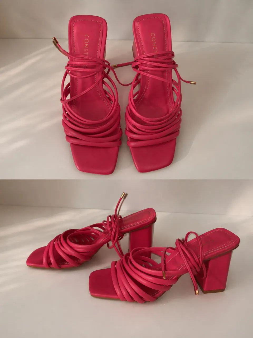 Salto Lace-Up Constance Rosa