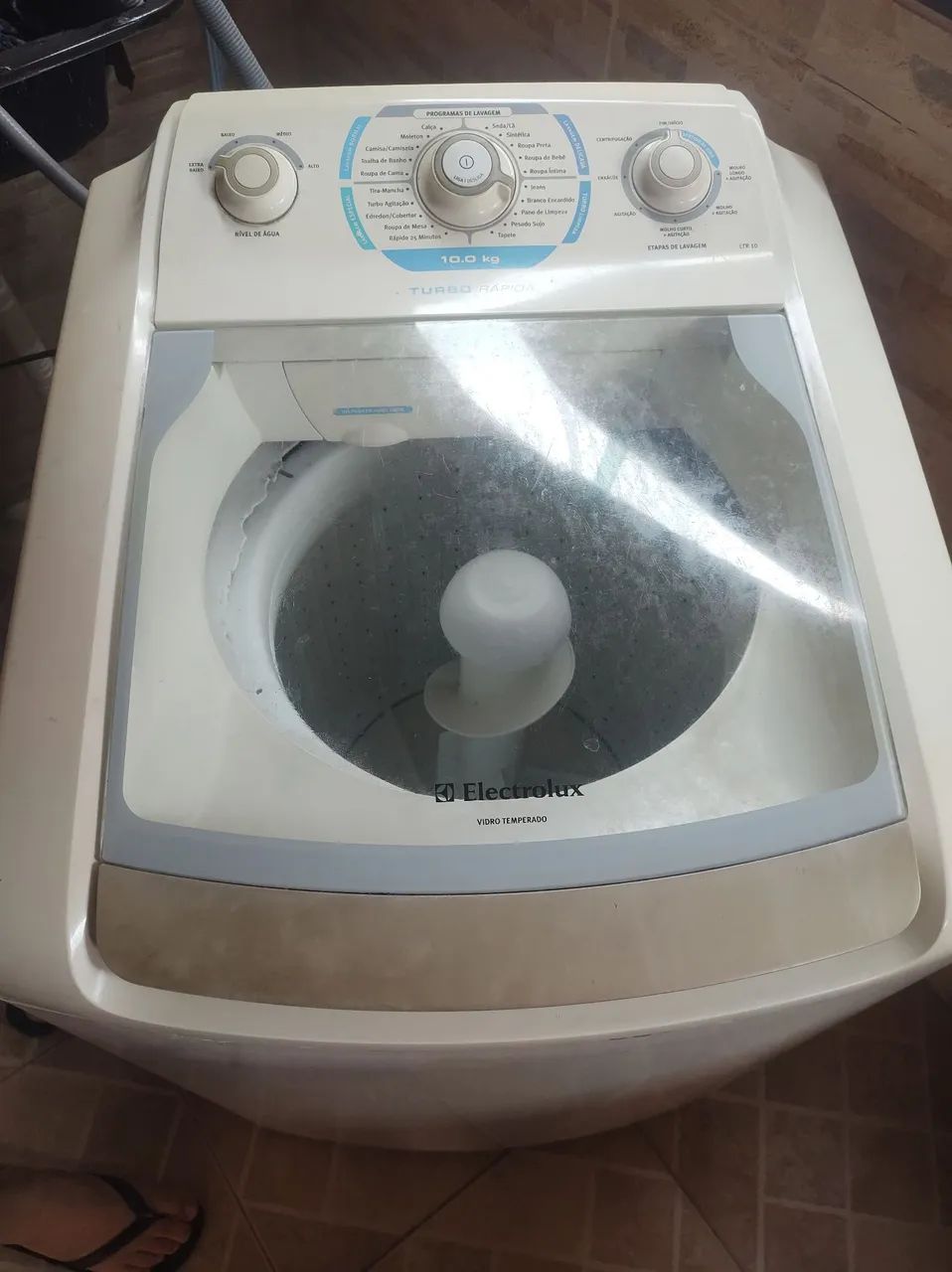 Máquina de Lavar - Electrolux 10 KG - Usada - Funcionando Perfeitamente  - Foto 2