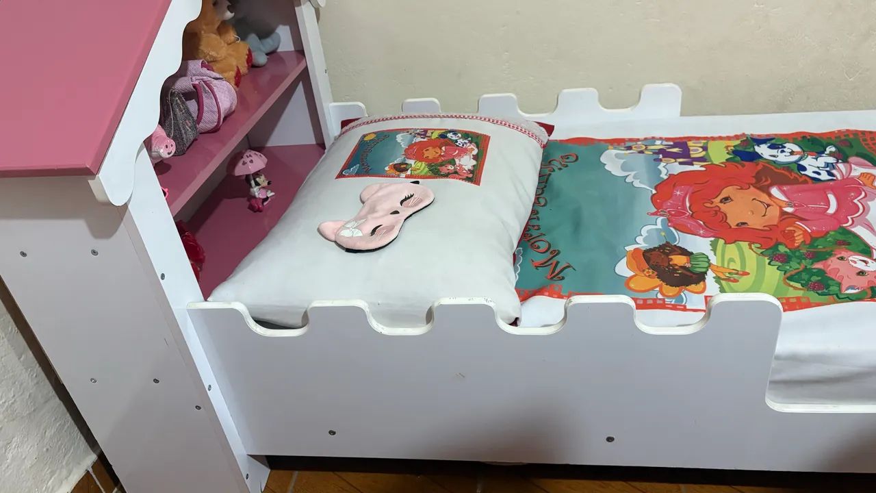 Cama infantil castelo com colchão  - Foto 5
