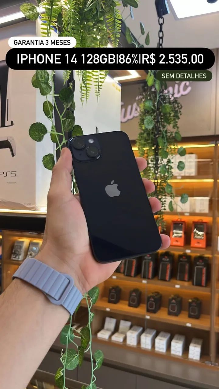 iPhone 14 128GB 86% Preto