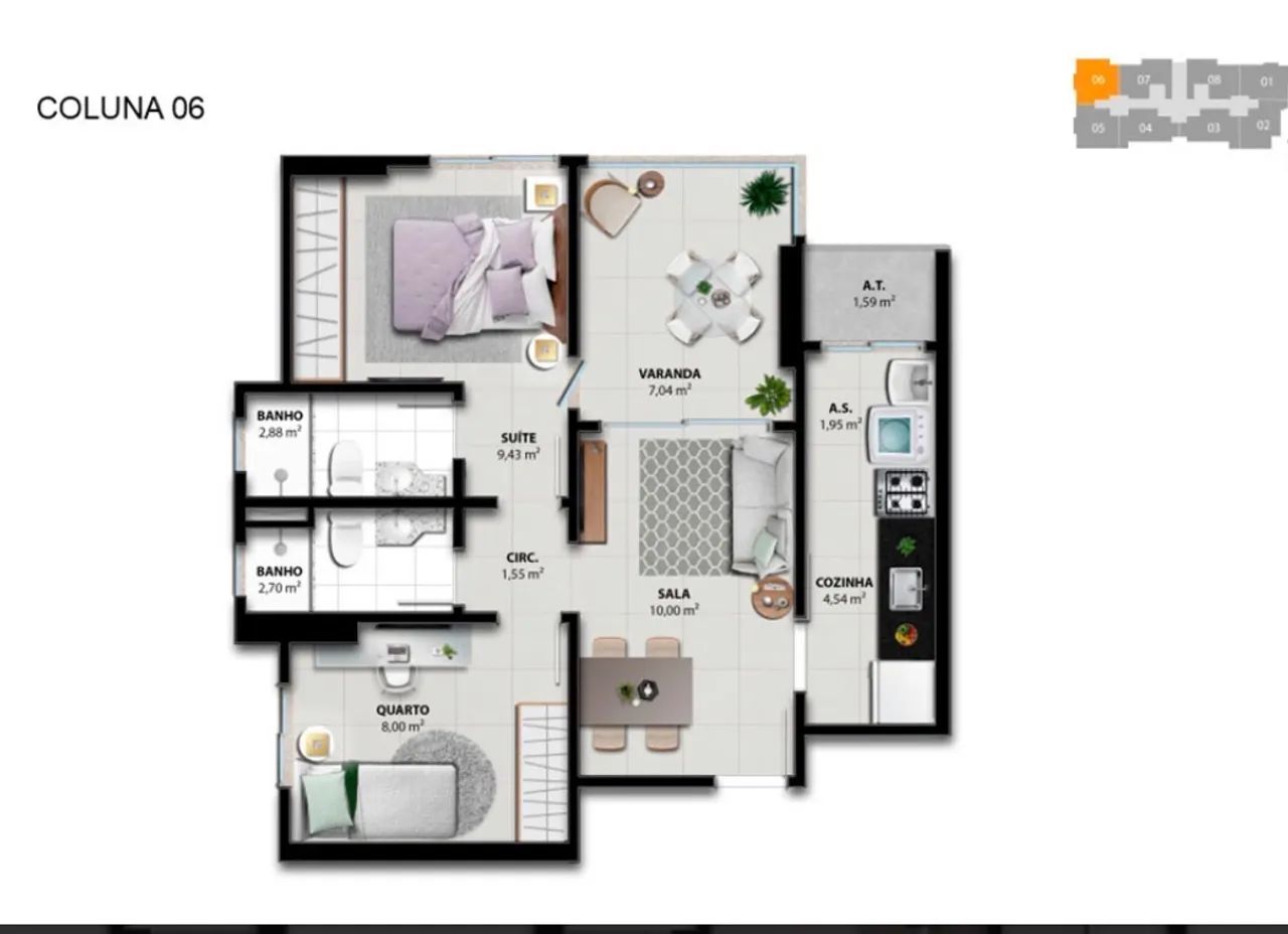 Ed Brisa Boulevard Andar Alto - Foto 2