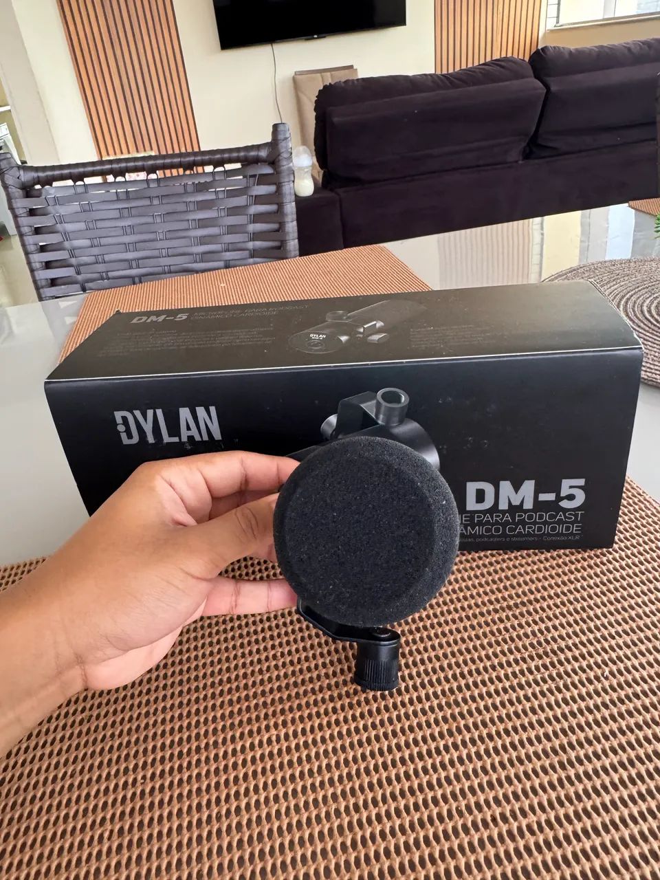 Microfone Podcast qualidade Absurda (Dylan Dm5) - Foto 5