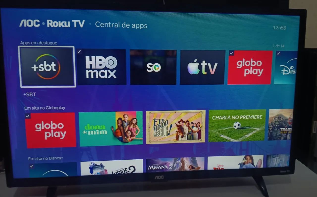 Tv smart aoc Roku 32 polegadas  - Foto 2