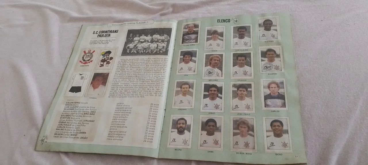 ÁLBUM DE FIGURINHAS DA COPA UNIÃO DE 1988 - Foto 5