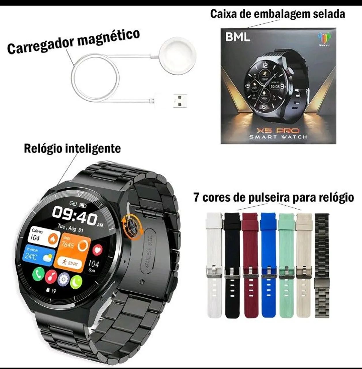 X5 PRO , SMART WATCH PEGA NFC  - Foto 2