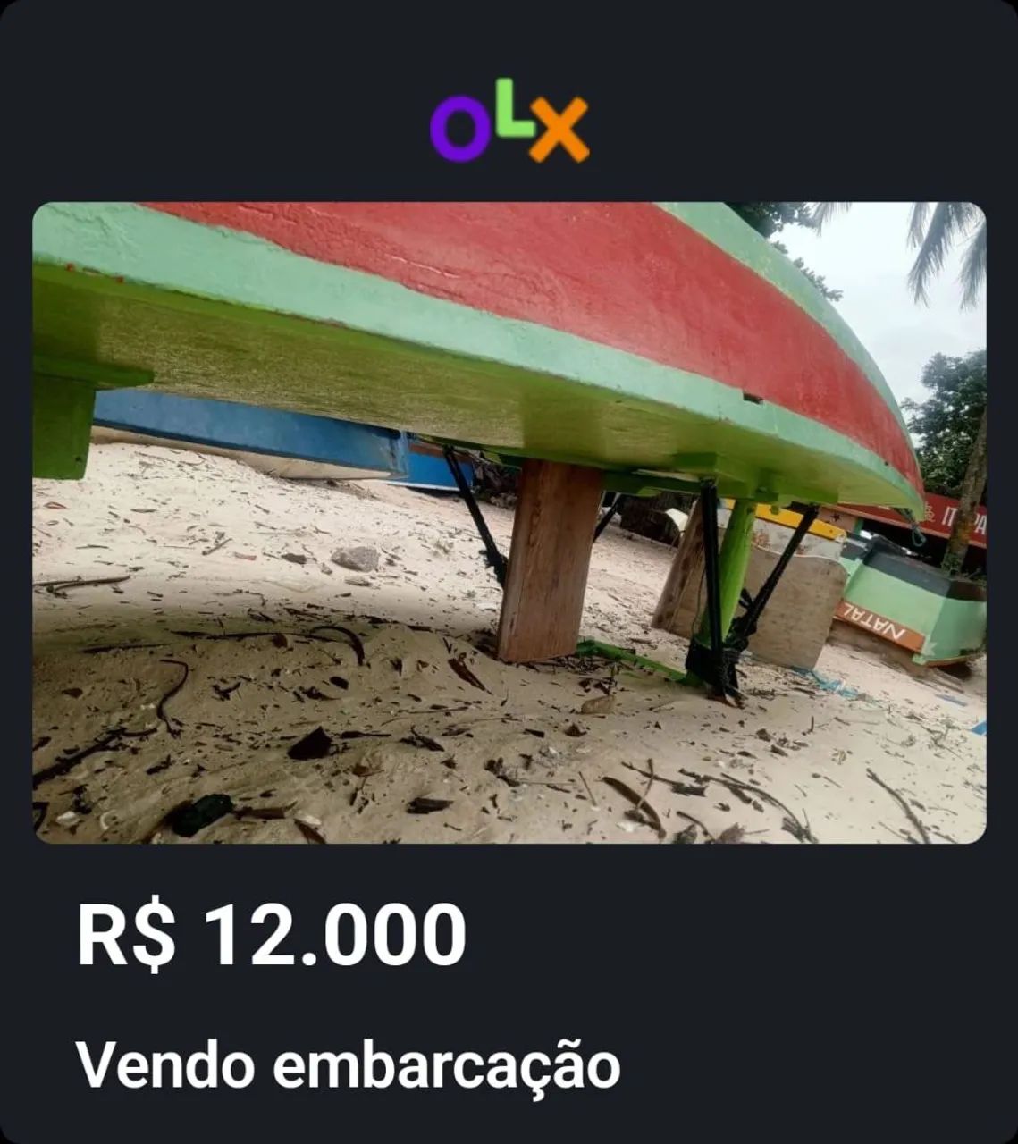 Vendo jangada completa 
