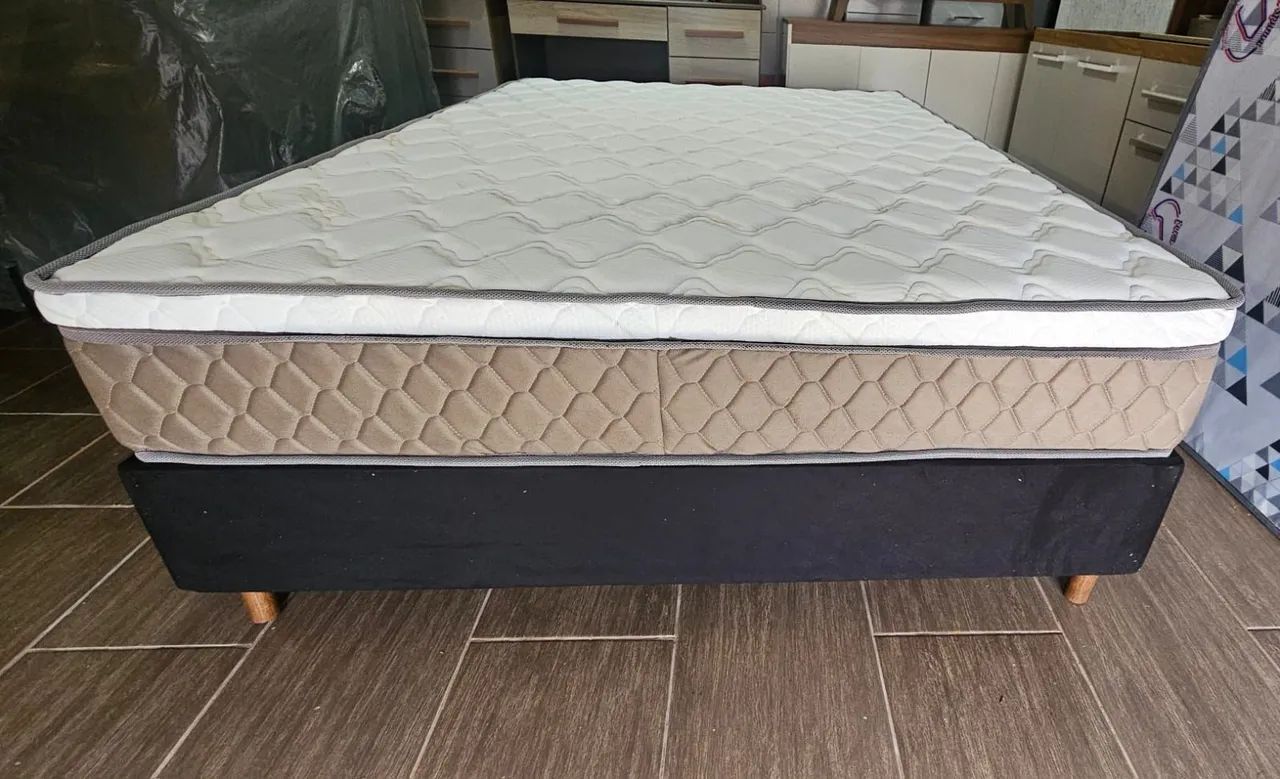 CAMA BOX CASAL MOLAS ENSACADAS - NOVA / ENTREGAMOS  - Foto 3