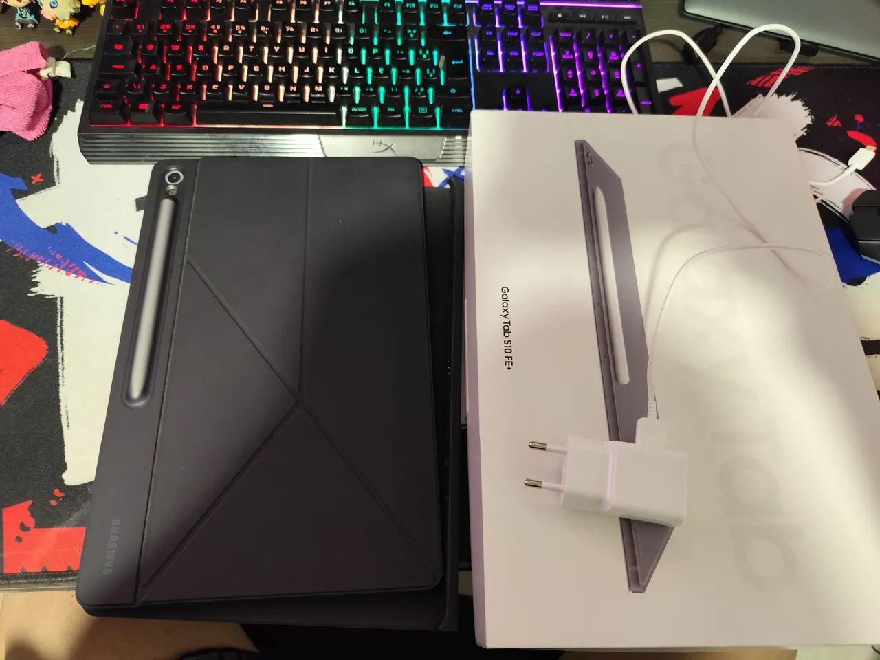 Tablet TAB S10 FE+ Cinza com expansor de memória, versão wi-fi 