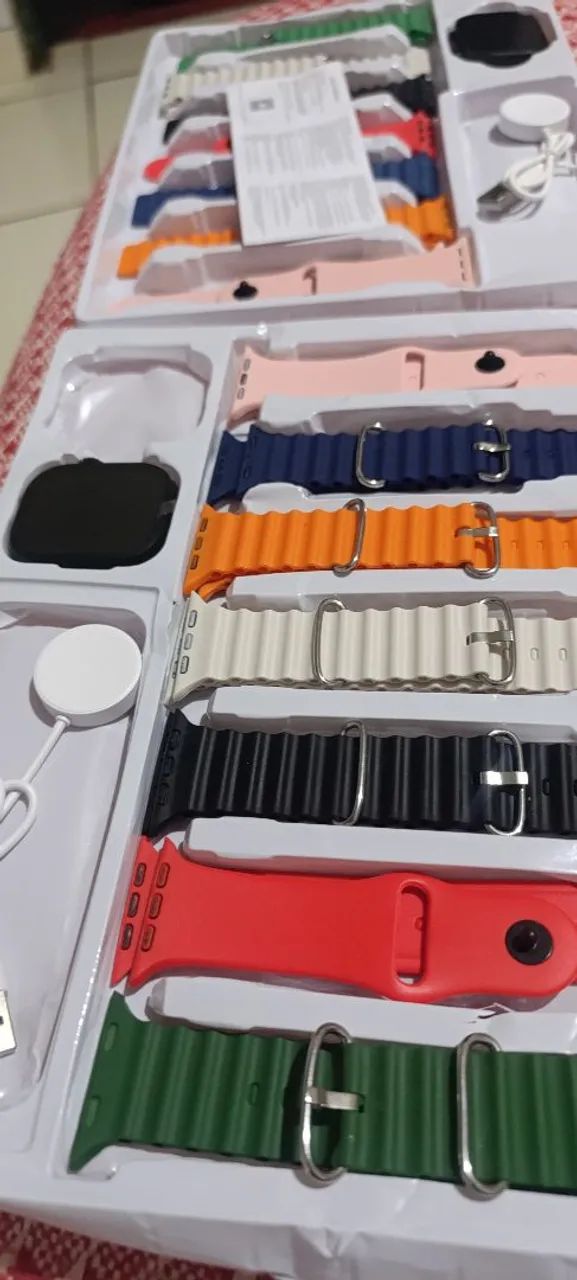 Smartwatch ultra 9. Com 7 pulseiras  - Foto 2