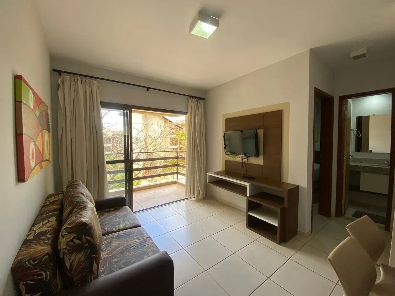 Apartamento de 01 Quarto para Aluguel de Temporada no Aldeia do Lago em Caldas Novas GO - Foto 6