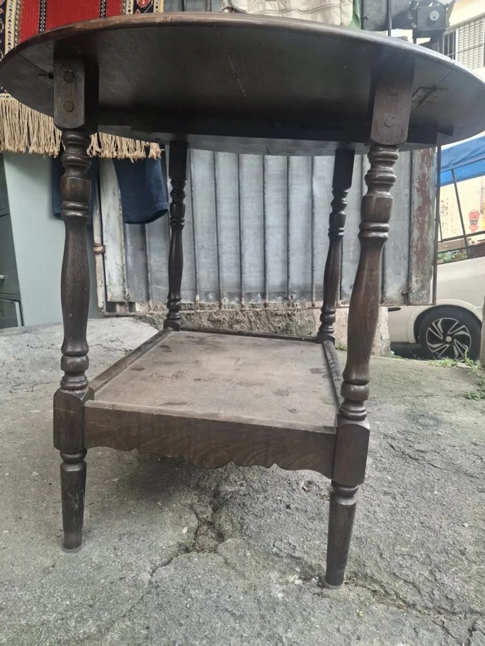mesa auxiliar com abas rebatíveis - Foto 3