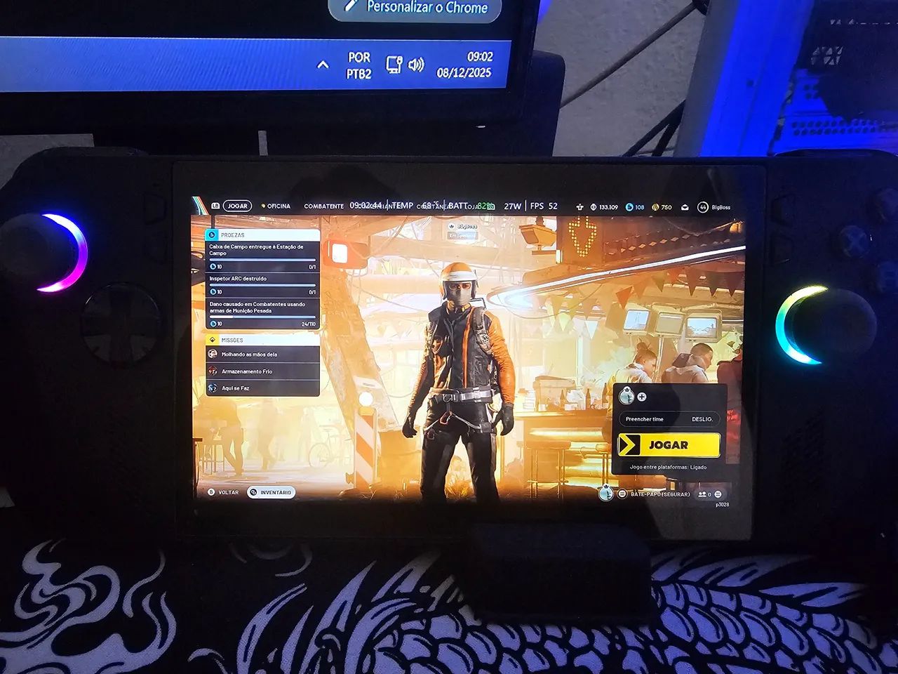 Rog ally x 1 tb com garantia até abril 2026 - Foto 5