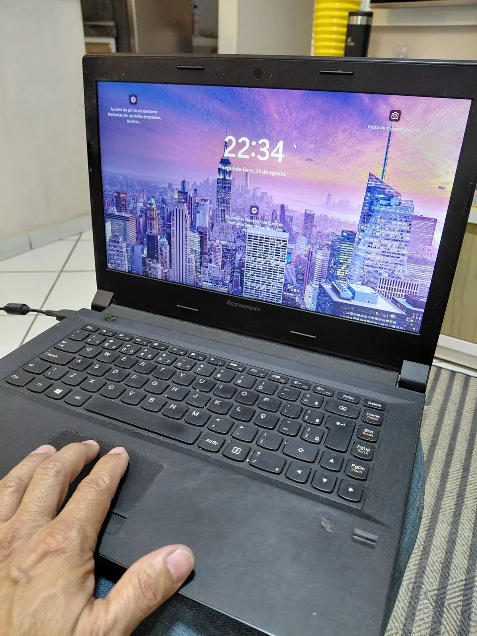 Computador Lenovo em bom estado de conservação e funcionando. - Foto 2