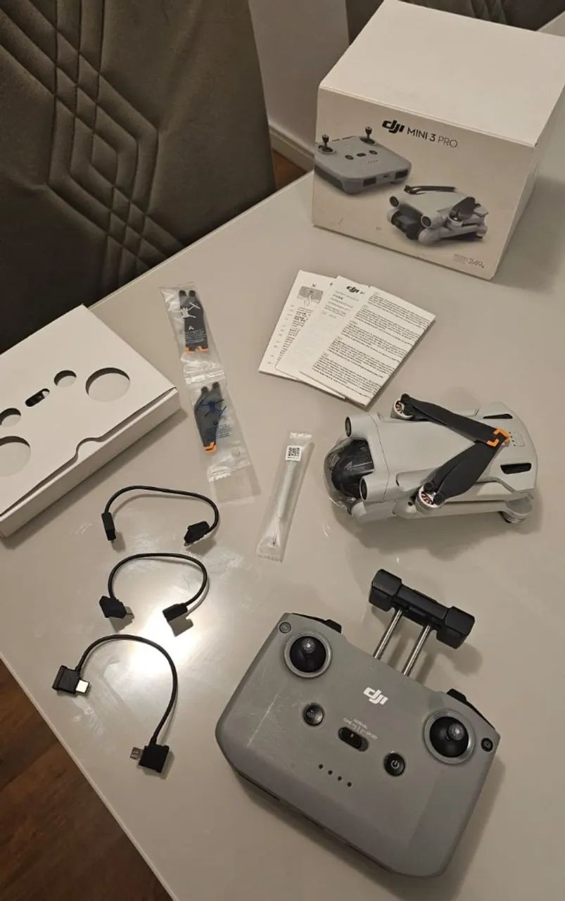 DJI Mini 3 Pro - Estado de Novo (Apenas 1h de voo) + Cartão 64GB + Reg. ANAC - Foto 5