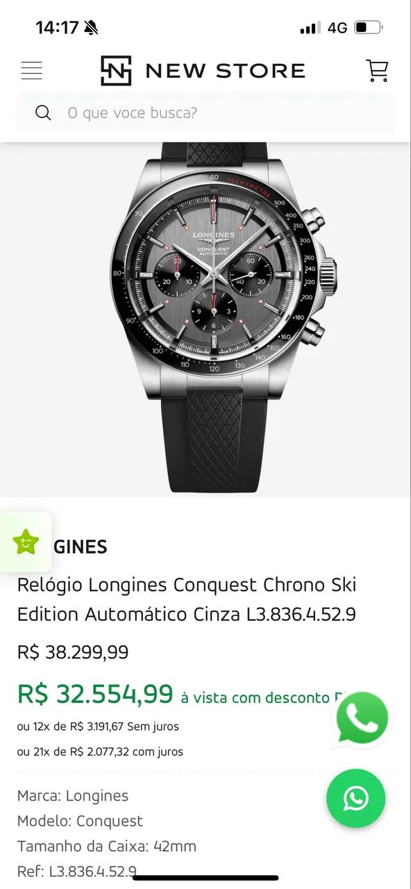 Longines conquest cronógrafo  - Foto 4