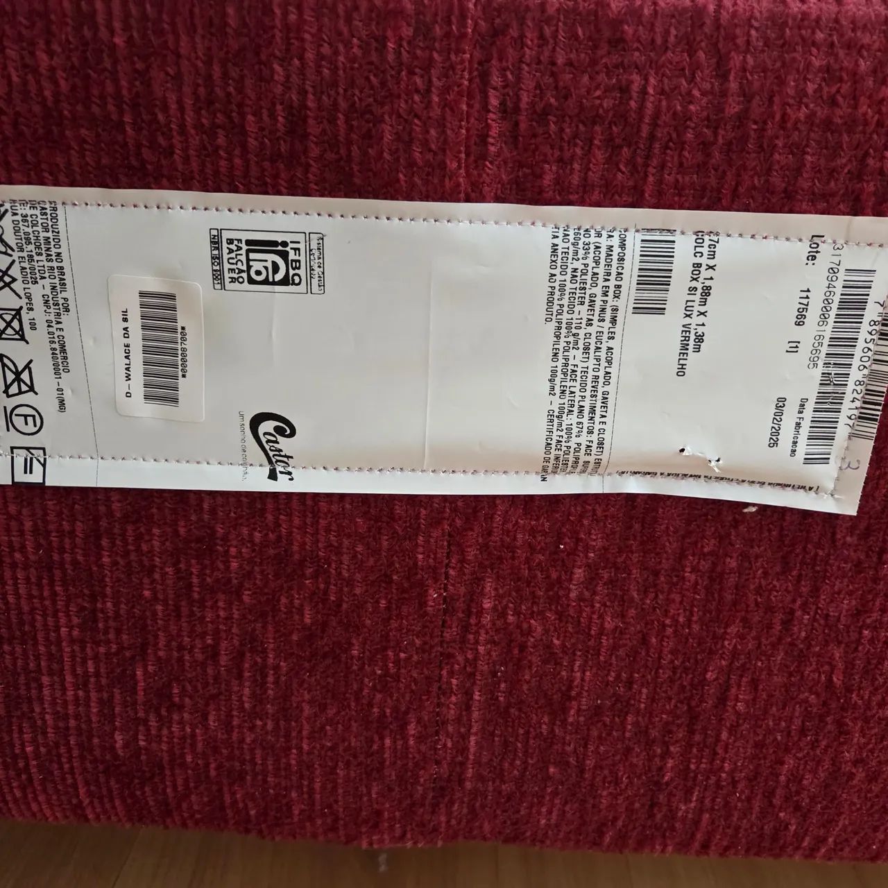Cama casal box com colchão marca Castor - Foto 4