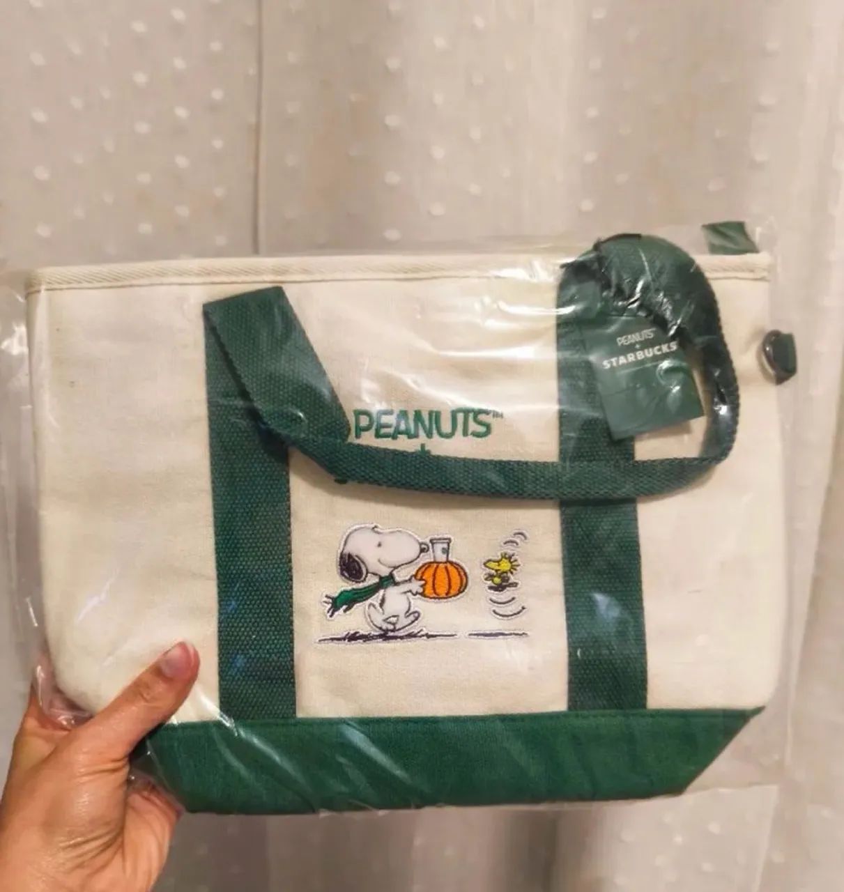 Bolsa snoopy Starbucks peanuts