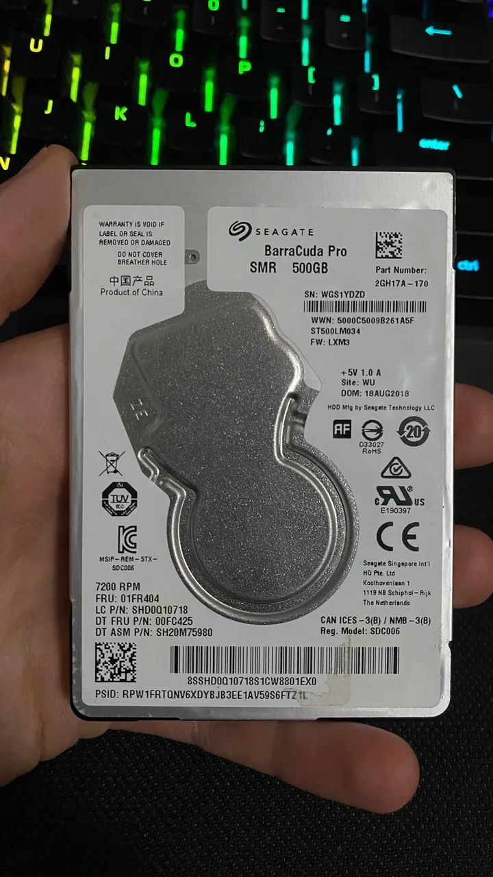 HDD 500gb SEAGATE Barracuda Pro SATA