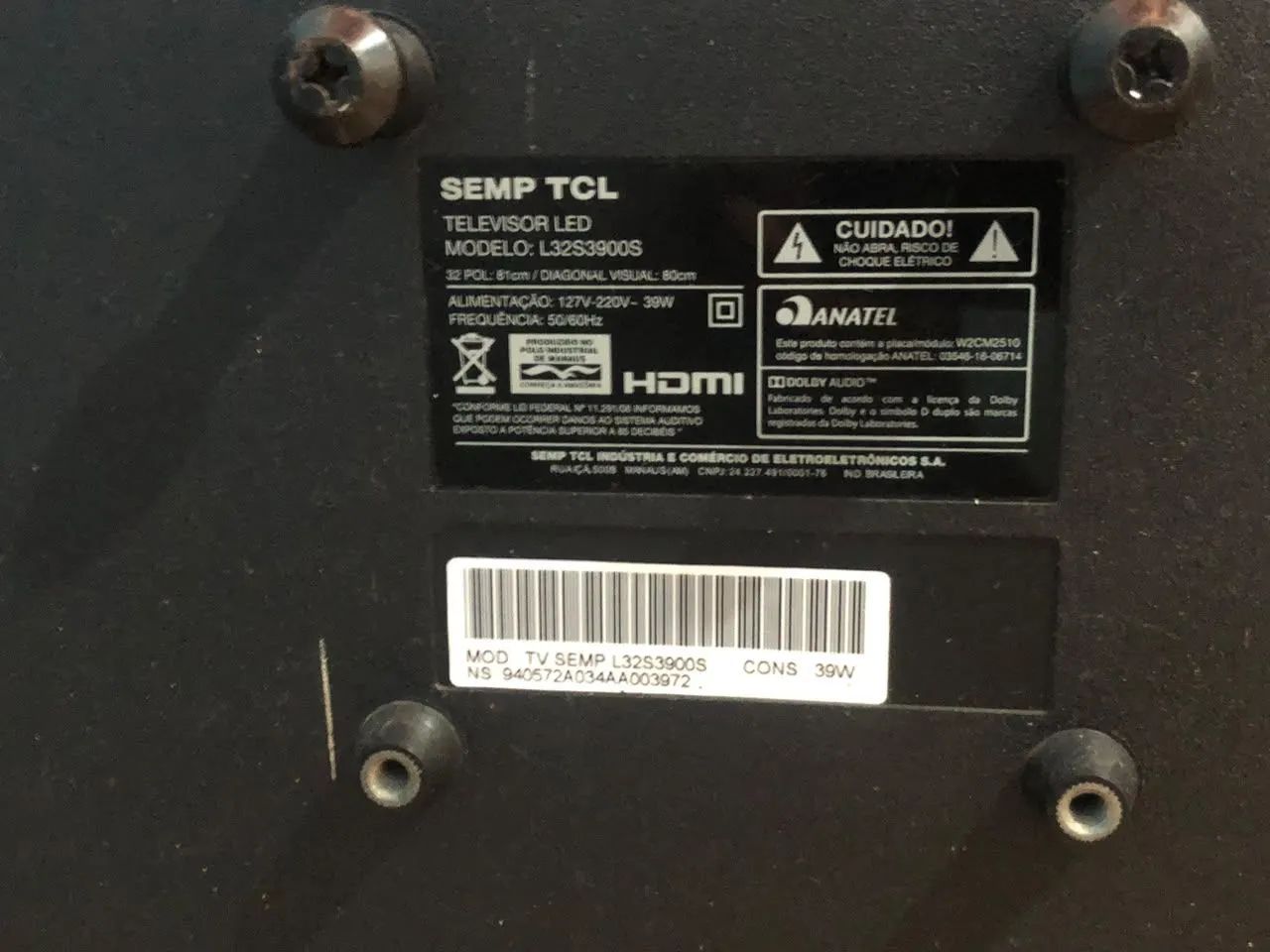 Vendo uma tv ? 32 polegadas smart semp