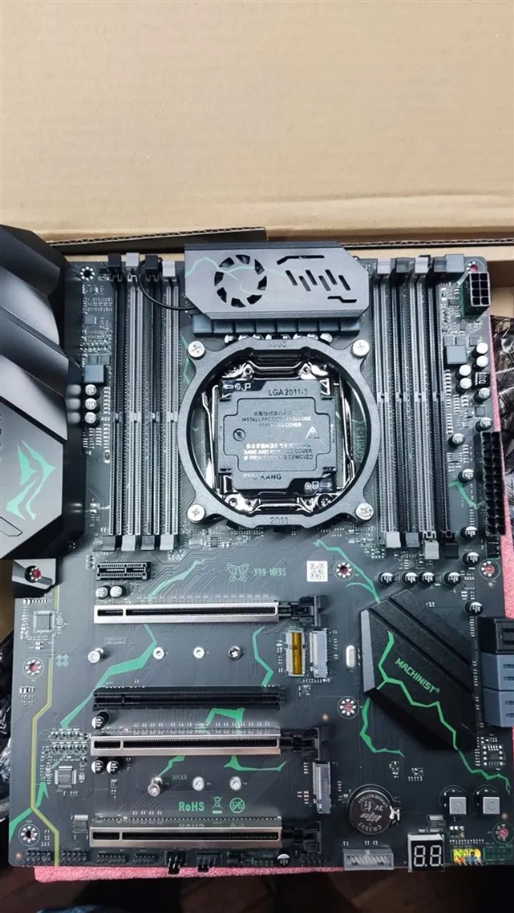 Placa Mãe MACHINIST X99 MR9S NOVA,ZERO BALA - Foto 5