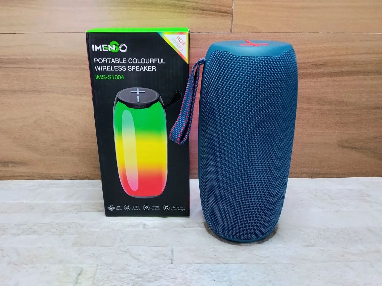 Caixa de Som Bluetooth Muito Forte Recarregável com Led - Foto 5