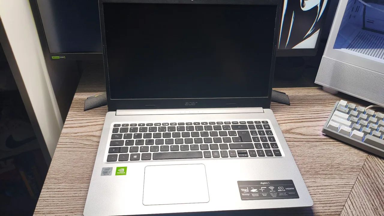ACER ASPIRE 5 CORE I7 COM PLACA DE VÍDEO NVIDIA