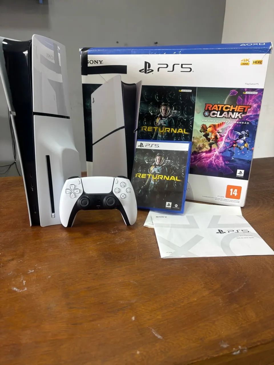Ps5 slim com leitor 