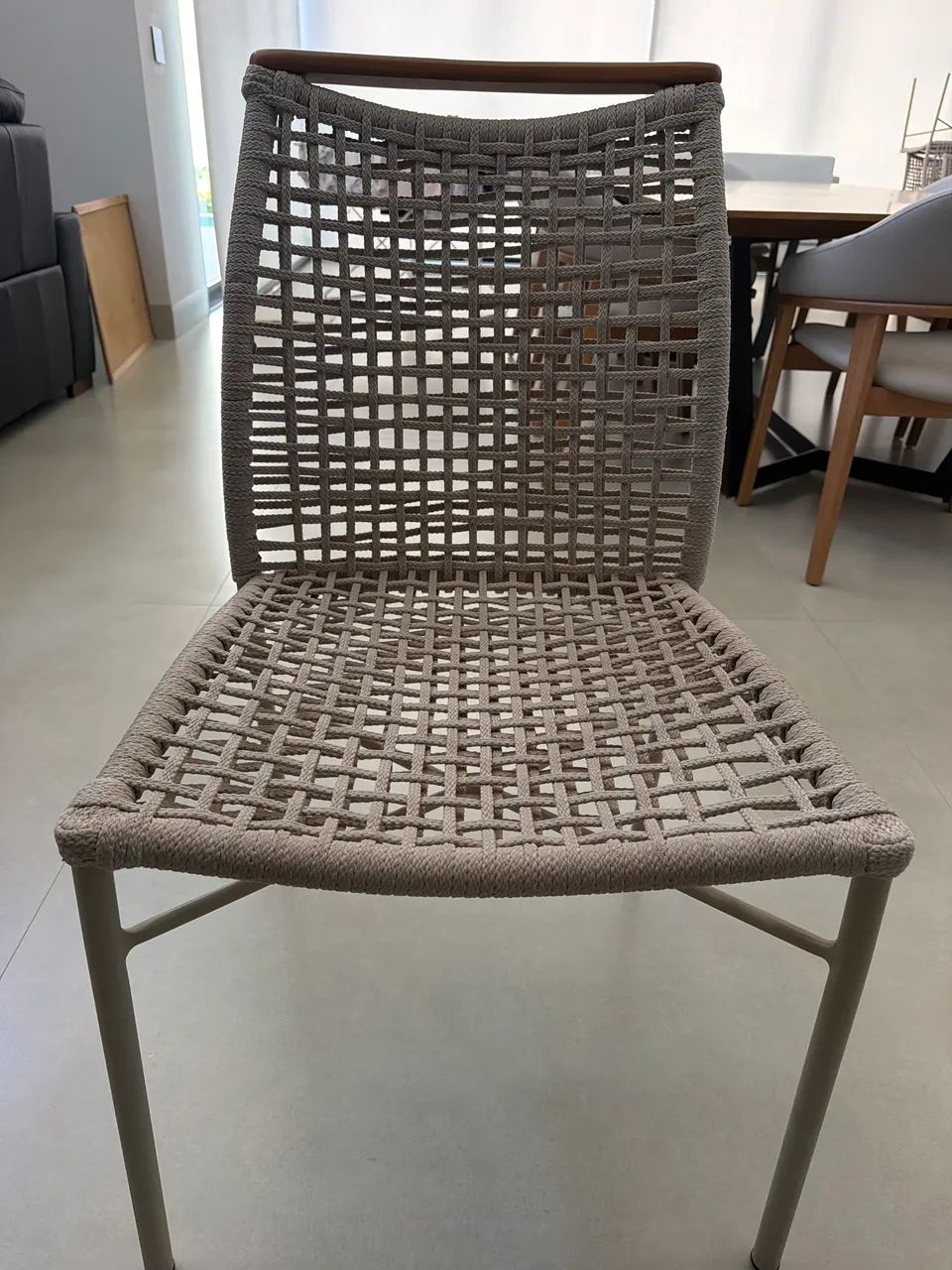 Cadeira de mesa - corda náutica  - Foto 3
