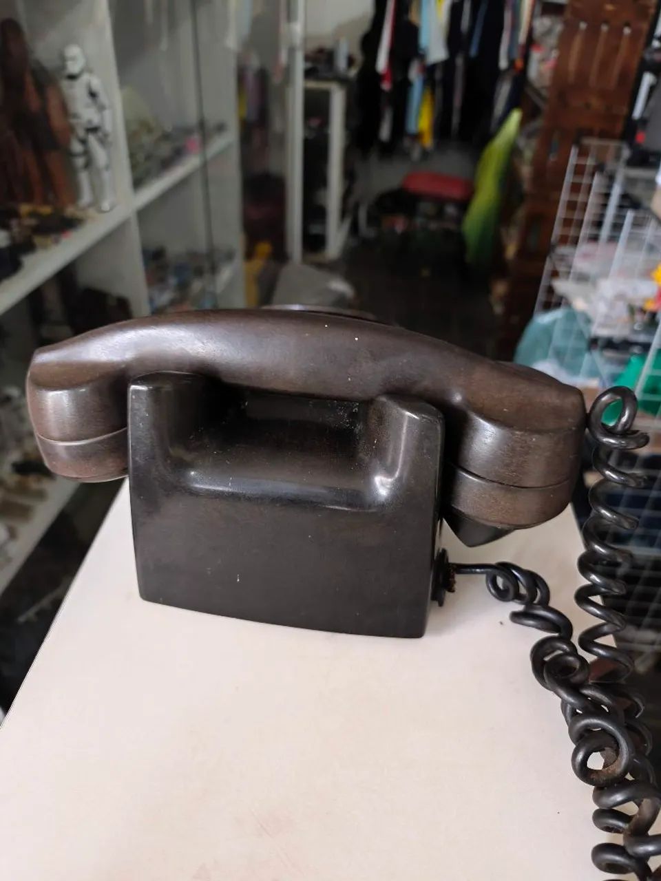 Telefone Preto antigo década 60 - Foto 3