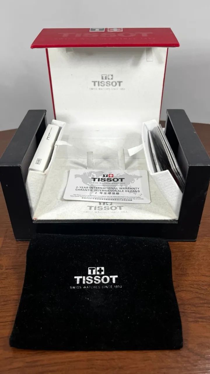 Relógio Tissot 1853 Chronograph Suíço Original + Caixa e Documentos - Foto 4