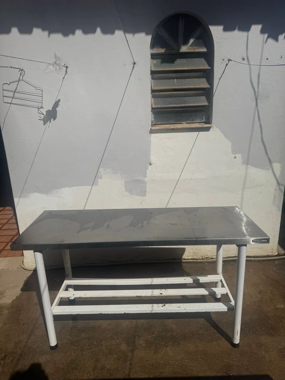 Mesa de Inox 1,6m x 0.6m