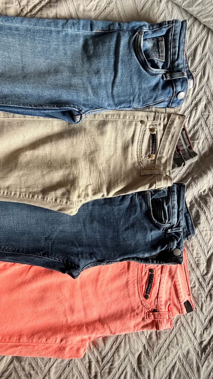 Calça jeans Zera e Calvin Klein (kit com 4 calças) - Foto 4