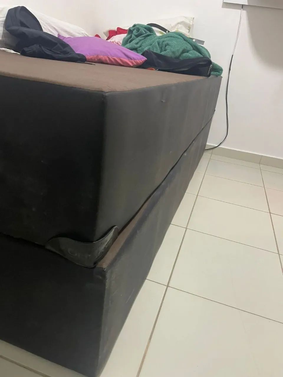 Vendo Cama King Size Ortobom - Foto 2