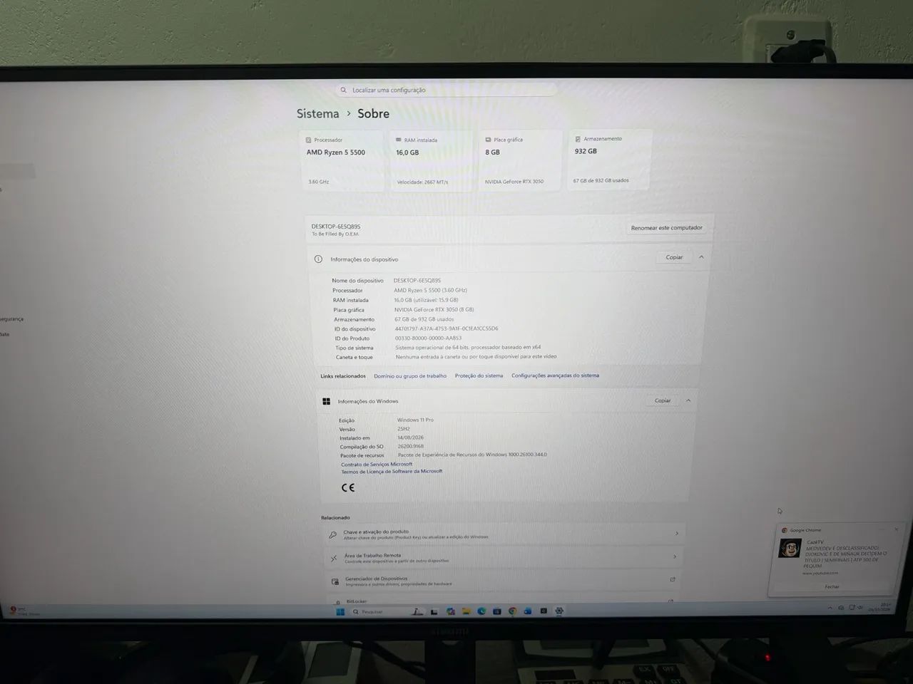 CPU GAMER RYZEN 5 5500 - Foto 5