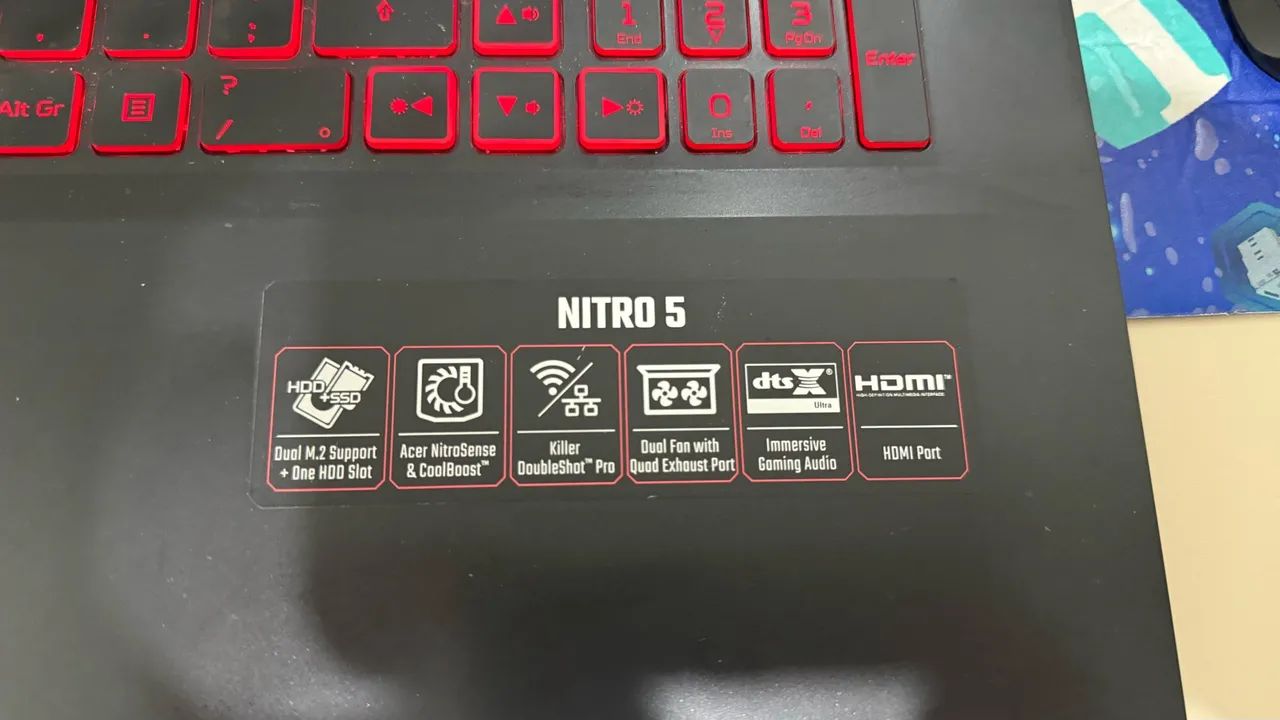 NOTEBOOK GAMER NITRO 5 (LEIA O ANUNCIO) - Foto 2