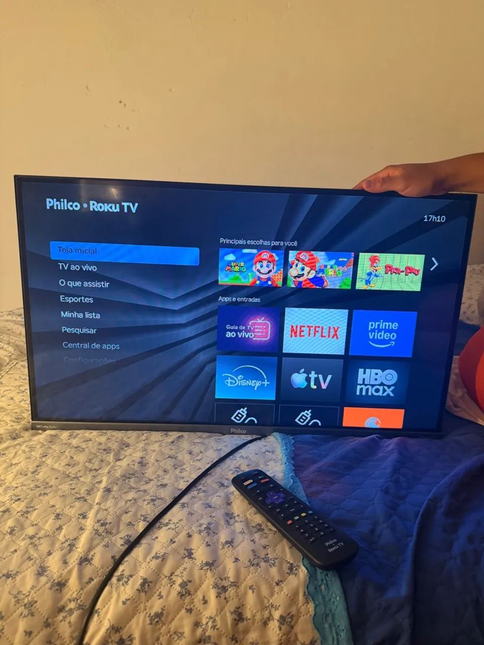 TV SMART PHILCO 32 Polegadas ROKU  - Foto 3