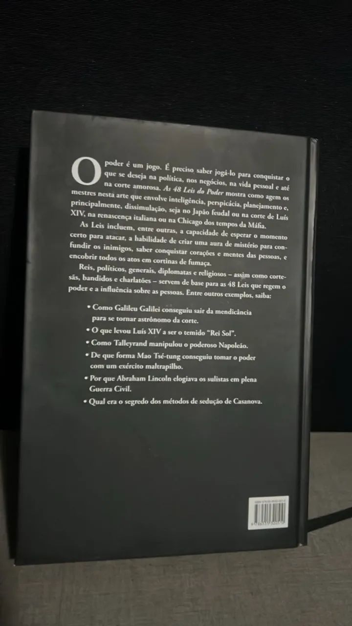 livro 48 leis de poder  - Foto 2