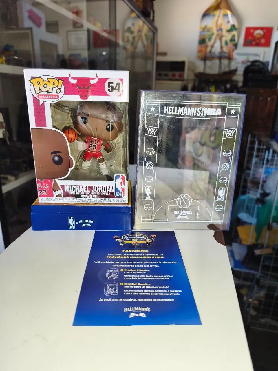 Boneco NBA pop Michael Jordan original c/acrílico  - Foto 4