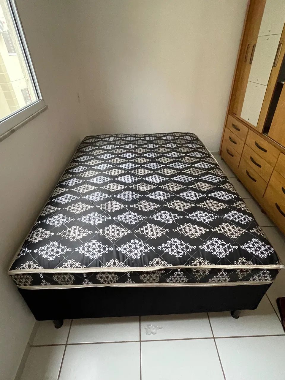 Cama  de casal molas ensacadas 