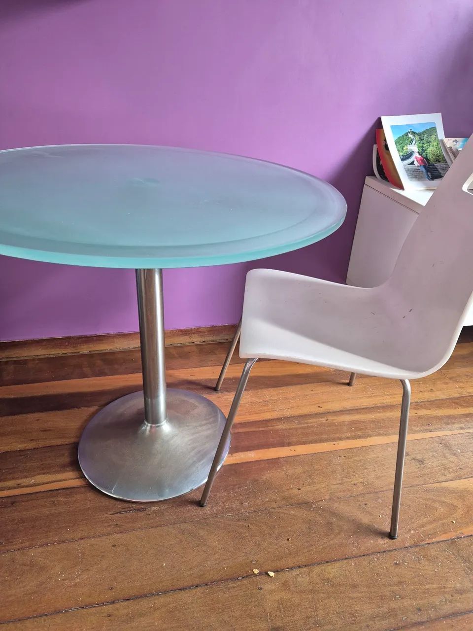 Mesa redonda de vidro - Foto 2