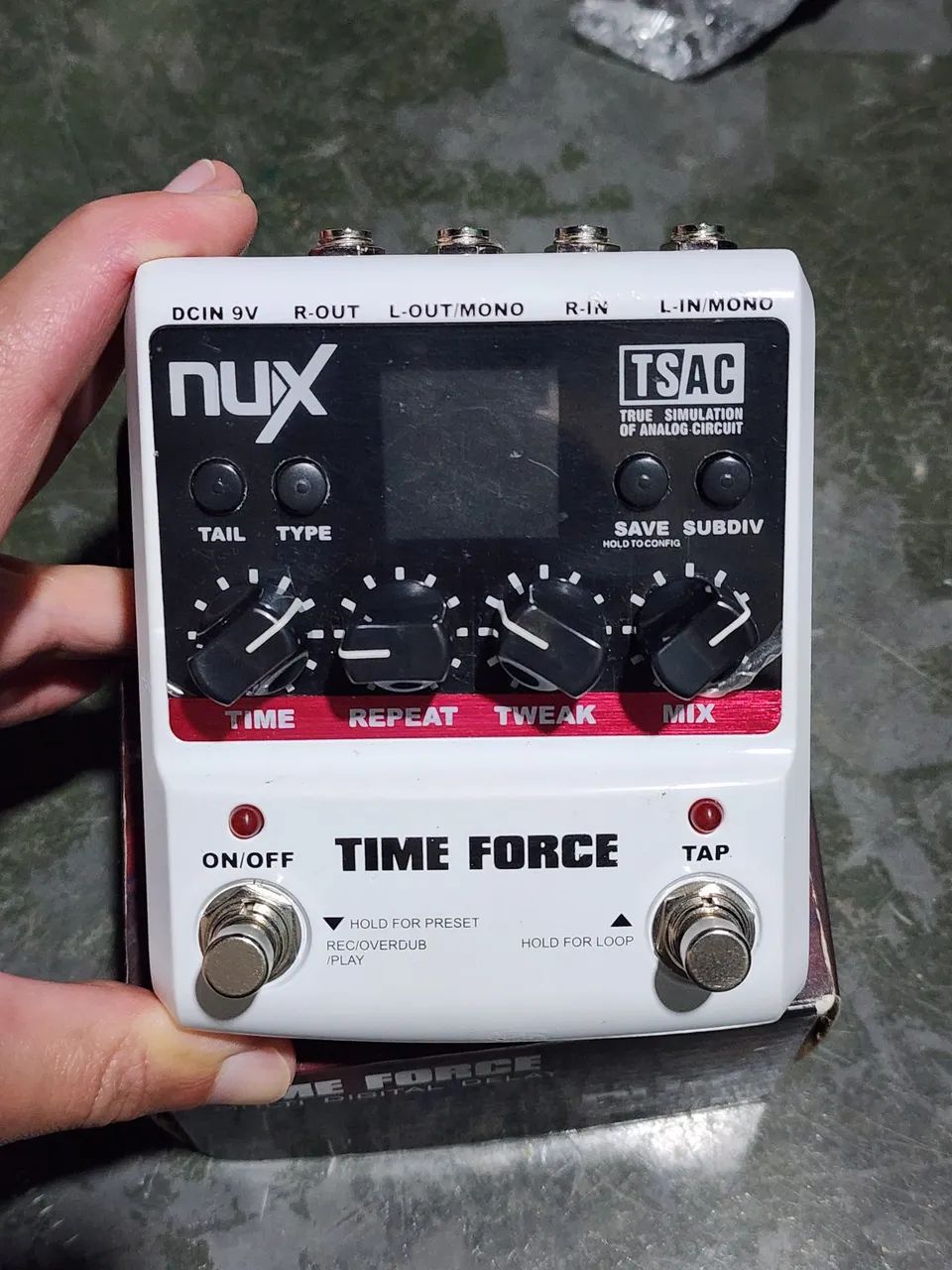 Pedal Nux Time Force Multi Digital Delay - Avariado - Foto 2