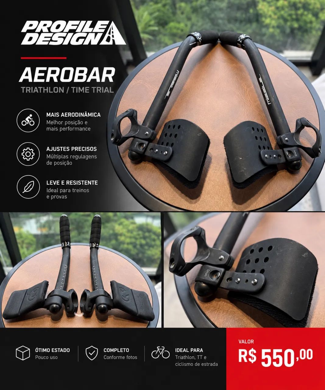 Aero bar profile design 