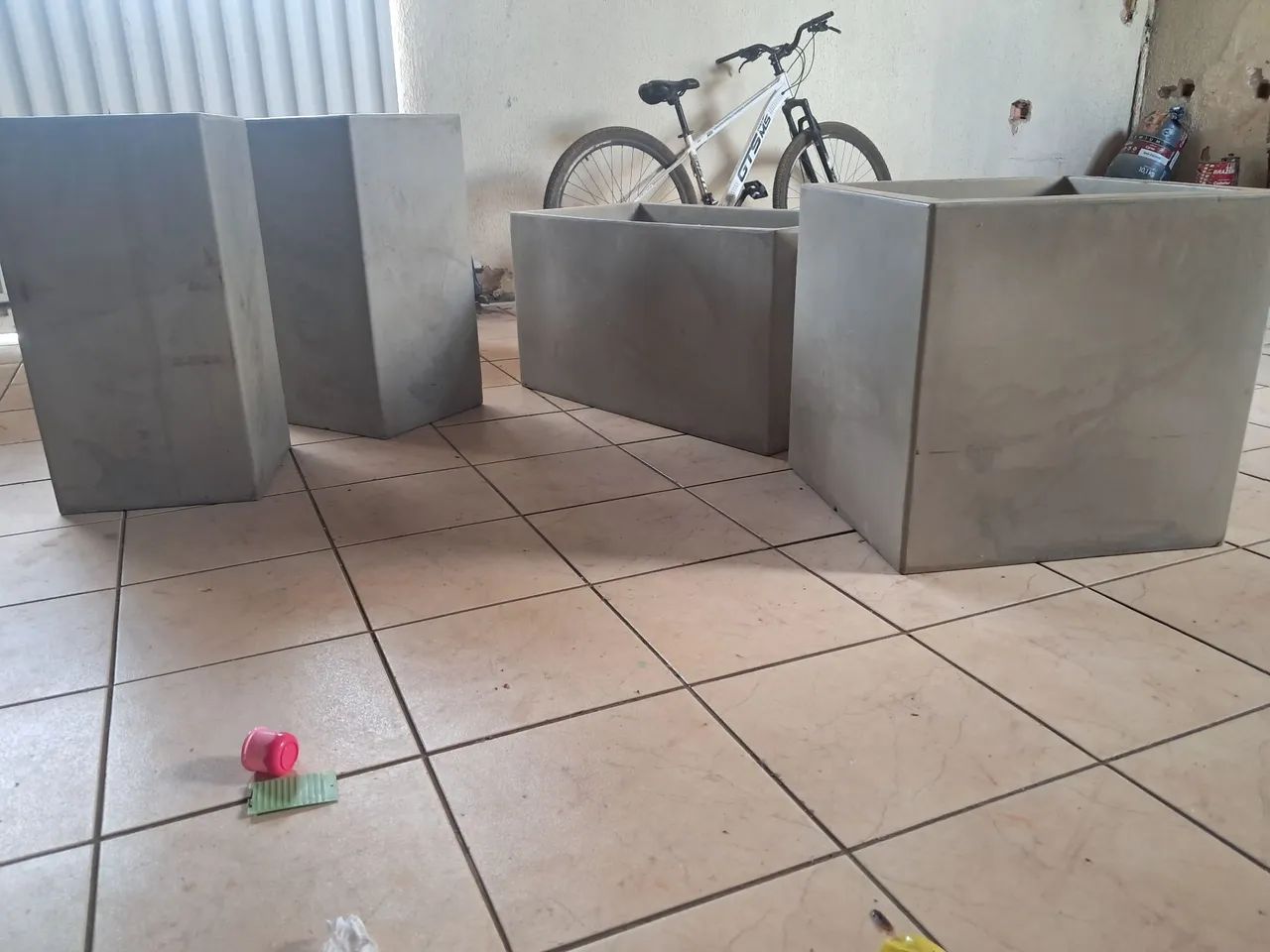 Vasos de plantas em microfibra  - Foto 2