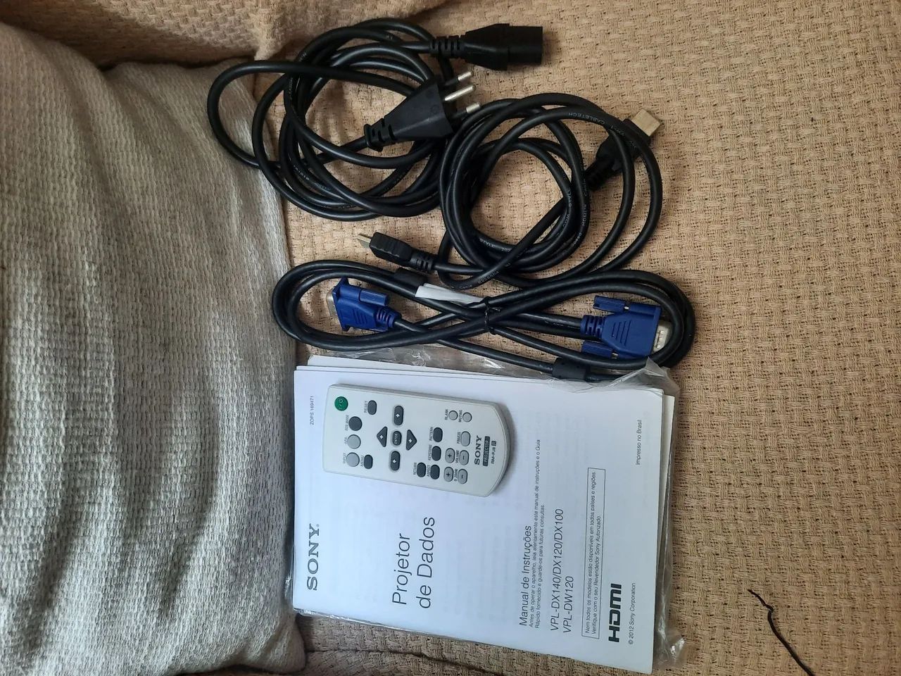 PROJETOR SONY DX120COM HDMI 2600 LUMENS CONTROLE LÂMPADA ZEROHORA