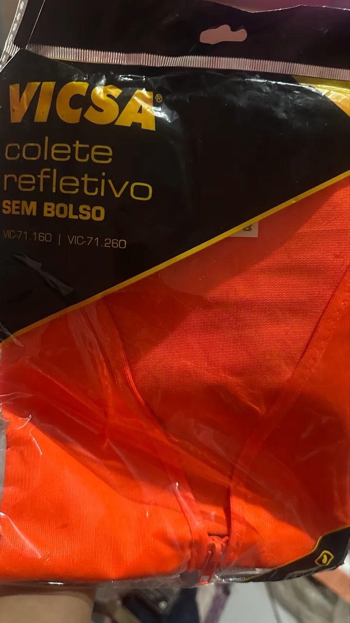 Vende-se colete refletivo laranja  - Foto 2
