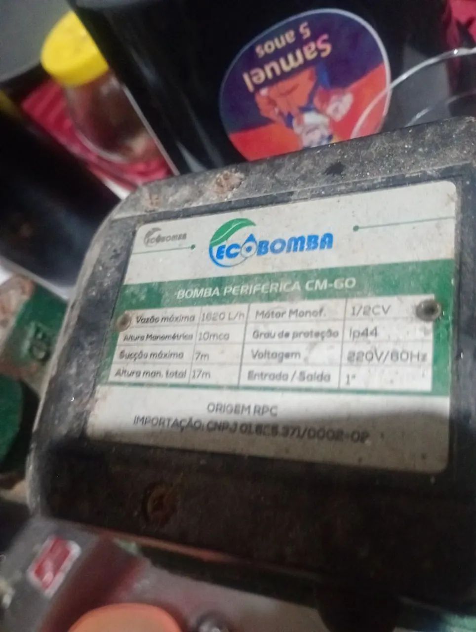 Bomba d'água 