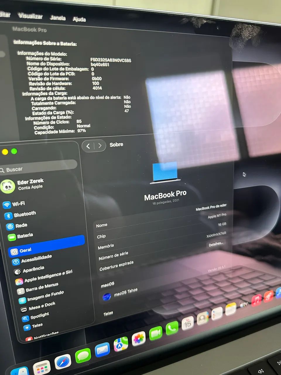 Macbook M1 Pro 16 polegadas  - Foto 4