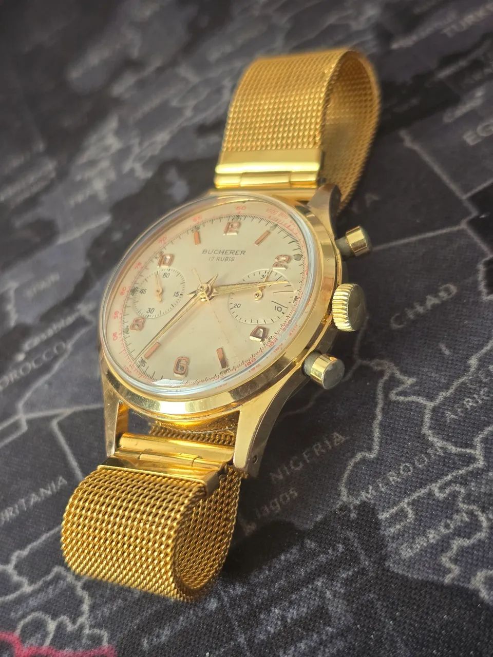 Relógio Bucherer Landeron 248 revisado - Foto 4