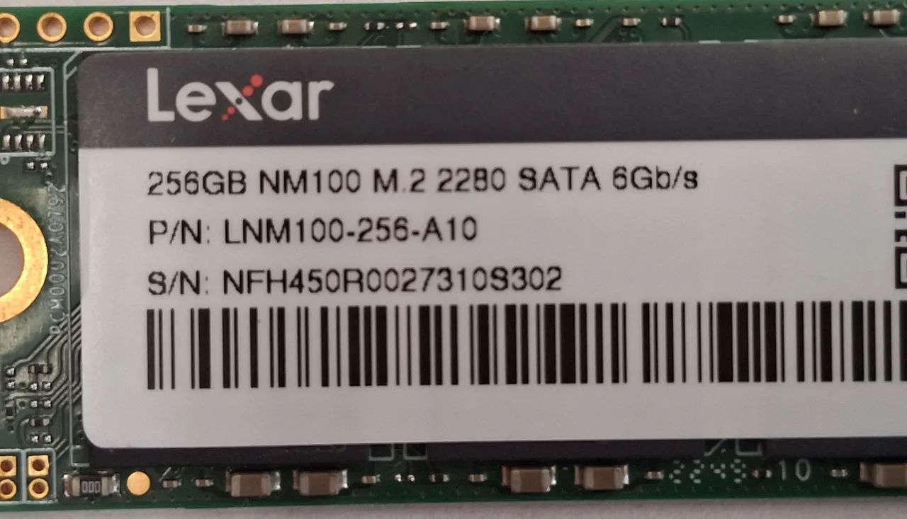 SSD M.2 256GB 2280 SATA NM100 - Foto 2